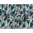 thumbnail image 4 of oneOone Viscose Jersey Fabric Triangle & Line Geometric Printed Fabric 1 Yard 60 Inch Wide, 4 of 5