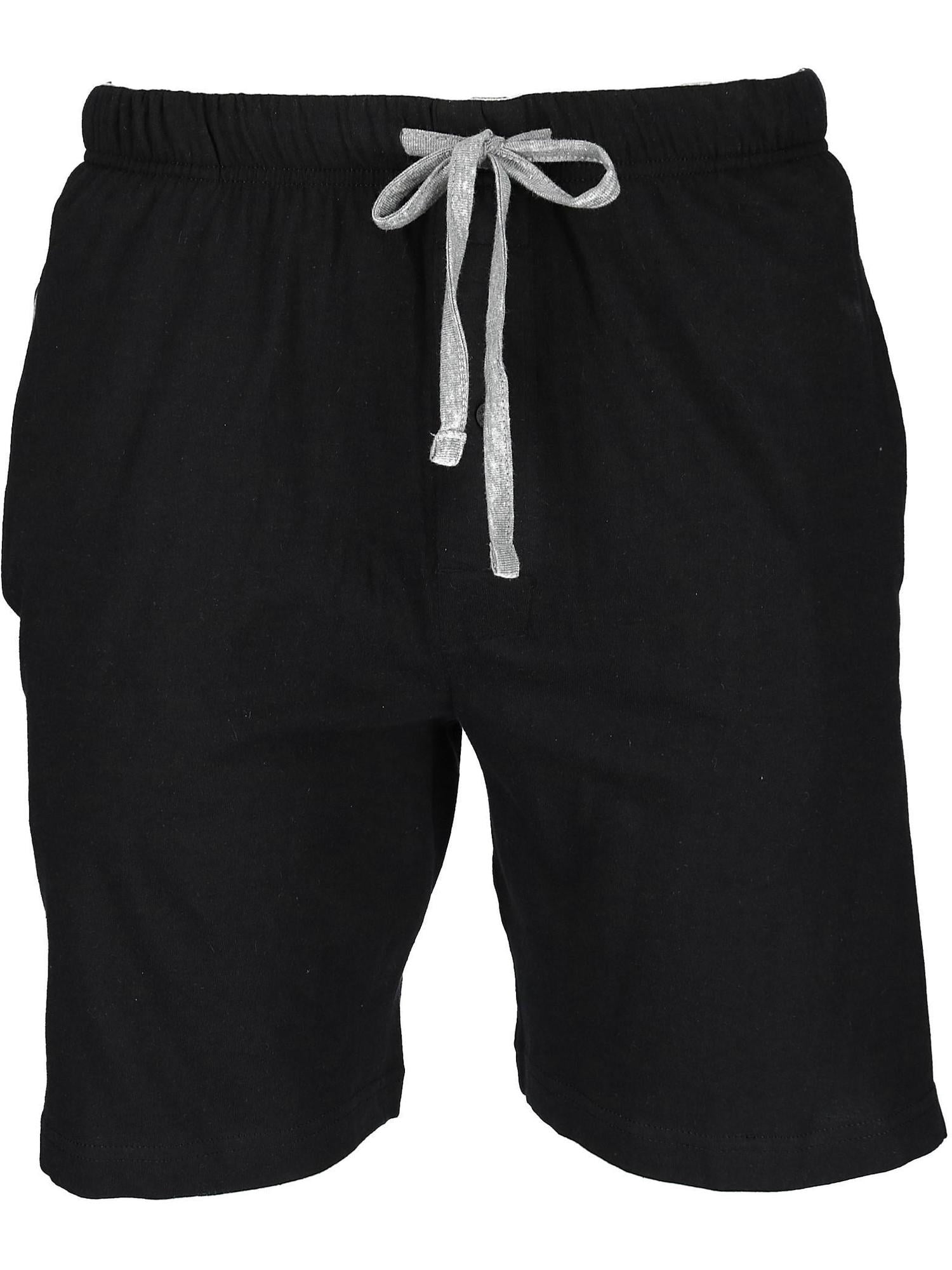 Hanes  Jersey Knit Cotton Button Fly Pajama Sleep Shorts (Men's)