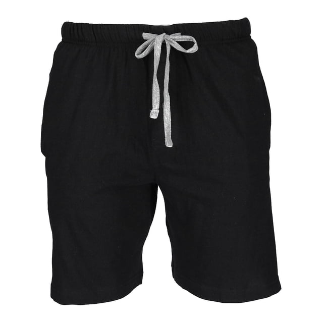 Hanes Short de Pyjama en Jersey de Coton à Braguette Boutonnée (Hommes)