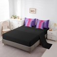 thumbnail image 3 of YST Gradient Ombre King Comforter Set, 7-Piece, Wave Lines Dots, Modern Abstract, 3 of 4