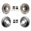 thumbnail image 1 of CMX Front Rear Disc Brake Rotors and Ceramic Pads Kit (6Pc) for Car Lexus IS250 Vehicles Built USA Market K8C-100016, 1 of 11