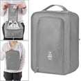 thumbnail image 2 of SDNall Multi-Functional Travel Storage Bag, Portable Shoe Organizer For Luggage, Foldable Clothing And Footwear Carrying Case With Compartments, 2 of 9