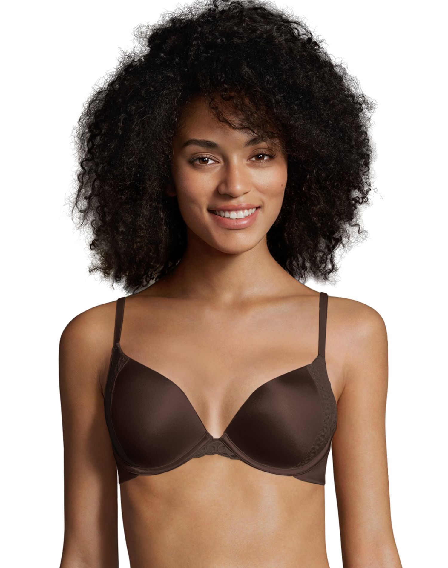 Maidenform Womens Natural Boost Demi Bra, 34A, Warm Cocoa Brown