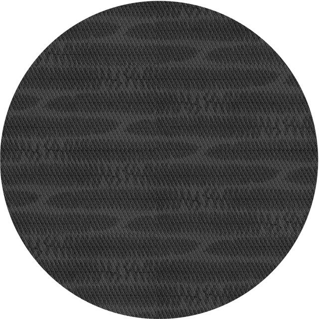 Ahgly Company Tapis d'Intérieur Lavables en Machine, Carrés Transitionnels, Zone Grise de Minuit, Carrés de 3'