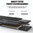 thumbnail image 3 of UsRHHA Mini Folding Keyboard Wireless Portable, Bluetooth Touchpad for Android iOS Tablet, Foldable Keyboard Universal, 3 of 7