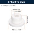 thumbnail image 3 of Unique Bargains 10 Pcs White Plug Holes, T16 Rubber Button Plug for 15mm/0.59' Hole, 3 of 6