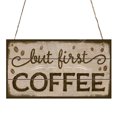 thumbnail image 2 of YAOMOBB Hanging Plaque Exquisite Front Door Sign Lanyard Design Coffee Bar Hanging Plaque with Smooth Edges 1 Piece, 2 of 6
