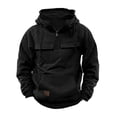 thumbnail image 2 of QIPOPIQ Sweat à Capuche Décontracté pour Hommes avec Poches Zippées Sweat à Manches Longues Sport Veste à Capuche en Solde, 2 of 6