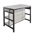 thumbnail image 4 of Steve Silver Carson Weathered Driftwood Counter Height Dining Table, 4 of 6