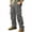 Pants - Army Green, variant on Lekwk Mens Cargo Pants Plus Size Elastic Waist Straight Leg Trousers Workout Lightweight Khakis Fashion Solid Color Streewear with Multi Pockets