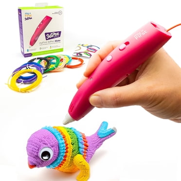 myFirst 3D Pen Make (Red) Starter Kit Wireless 3D Pen Art and Craft for Kids, Rechargeable 3D Pen with 6 PLA Filament Colors Gift for kids Age 5-15 Years