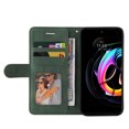 thumbnail image 5 of Compatible Motorola Edge 20 Lite Case, Leather Wallet Case Stand View Magnetic Clasp Book Flip Folio Phone Cover - Green, 5 of 5