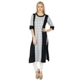 thumbnail image 2 of Bimba Kurti en Rayonne pour Femmes, Manches 3/4, Kurta Blouse Décontractée Ethnique Indienne, 2 of 4