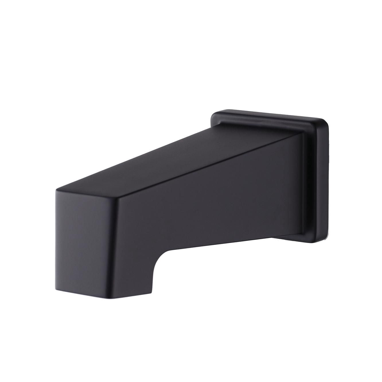 The akuaplus® square bathtub spout with Slip-On 1/2 in.