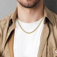 thumbnail image 2 of Collier Chaîne Cubaine pour Homme de 22 Pouces en Acier Inoxydable - 5 mm, 2 of 4