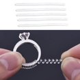 thumbnail image 4 of CUITING 6Pcs Ring Size Adjuster Invisible Ring Size Adjuster Clear Silicone Ring Guard for for Jewelry Sizers Accessories, 4 of 4