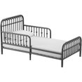 thumbnail image 1 of Monarch Hill Ivy Metal Toddler Bed, White, 1 of 9