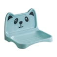 thumbnail image 2 of Dvkptbk Soap Rack Storage Rack Lovely Small Bear Soap Box Wall Mounted Toilet Soap Rack No Water Accumulation and Drainage Soap Box Detachable Structure Storage & Organization, 2 of 6