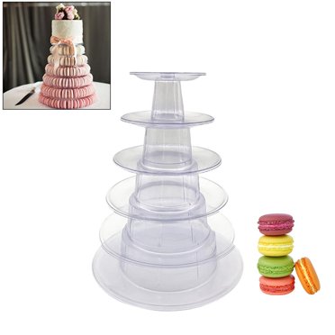 QualitChoice 6 Tiers Cupcake Display Rack Stand Macaroon Macaroon Display Cake Stand Birthday Party Wedding Decoration