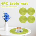 thumbnail image 1 of TIMIFIS Napperons Essentiels pour la Maison 38 cm Vaisselle Napperon Antidérapant Tapis Isolé Napperon Rond Tissé 4 Pcs, 1 of 3