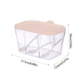 thumbnail image 3 of Meitianfacai Winter Savings Clearance Deals Multi Compartment Seasoning Box Spoon Home Set Kitchen Spice Seasoning Box, 3 of 6