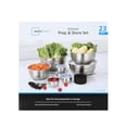 thumbnail image 3 of Mainstays 23 Pieces Kitchen Prep & Store Set, Stainless Steel & Plastic, 3 of 6