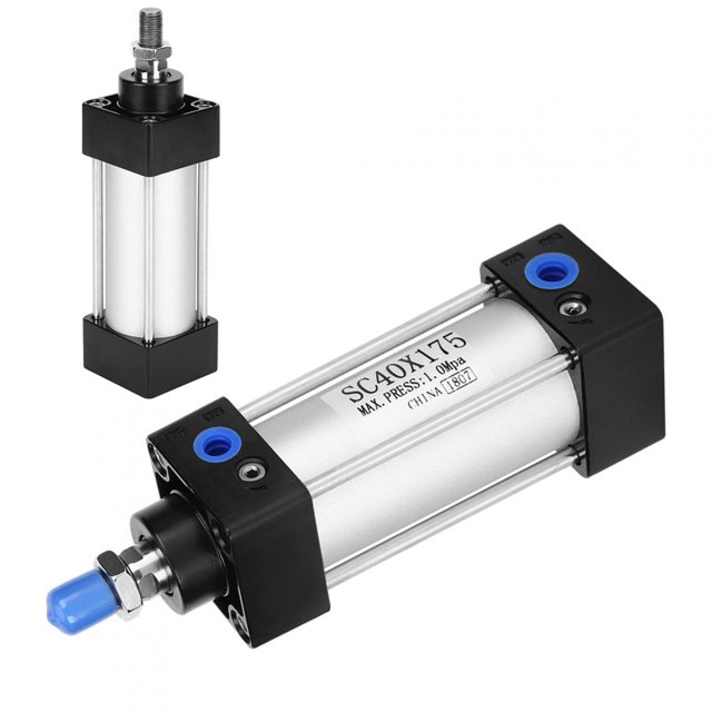 Small Size Long Service Life Air Cylinder, Performance Pneumatic Cylinder, SC40 Adjustable Buffer For Industry SC40x25,SC40x50,SC40x75,SC40x100,SC40x125,SC40x150,SC40x175,SC40x200