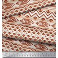 thumbnail image 3 of Soimoi Silk Fabric Aztec Geometric Print Fabric by Yard 42 Inch Wide, 3 of 3