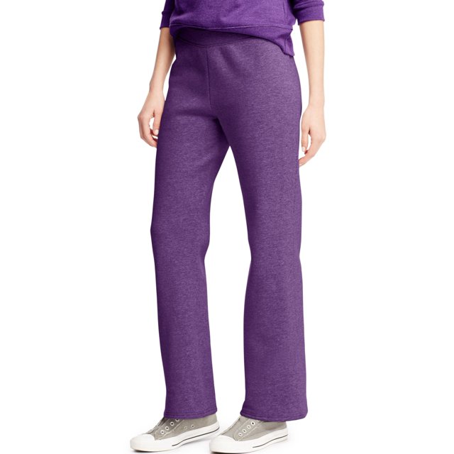 Hanes Womens ComfortSoft EcoSmart Open Leg Fleece Sweatpants, 2XL