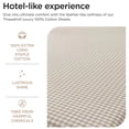 thumbnail image 5 of Maplenight Queen Size Fitted Sheet - Non-Slip, Breathable Cotton & Linen Skin-friendly Fitted Sheet for Mattress Protection Coffee, 5 of 5