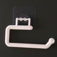 thumbnail image 4 of ERK 1Pcs No Punching Wall Mounted Paper Rack White Purpose Roll Paper Holder For Bathroom Kitchen Living Space Saving Storage And Item Organizer, 4 of 5