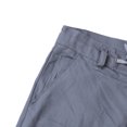 thumbnail image 4 of Men's Trousers High Waist Pull-Out Closure Monochrome Wear-Resistant Pants, 4 of 6