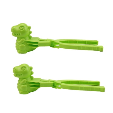Pisexur Jouets de Dinosaures pour Enfants 3-5, Outil Pince pour Fabriquer des Boules de Neige de Dinosaures Dessin Animé Jouet pour Enfants pour Sports Extérieurs d'Hiver, Cadeaux de Noël pour Enfants