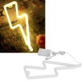 thumbnail image 3 of Neon Wall Sign, Battery Powered LED Neon Signs Energy Saving  ABS and PVC Decorative  for Bedroom Warm Light,Pink Light,Blue Light, 3 of 7