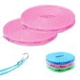 thumbnail image 4 of Liquidation! Corde à Linge Coupe-Vent Antidérapante Corde à Linge Portable Nylon Coupe-Vent Ajustable Corde à Linge Antidérapante Corde à Linge Rétractable pour Intérieur Extérieur Voyage Camping Taille Unique Multicolore, 4 of 9