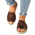 thumbnail image 1 of LEEy-World Women'S Sandals Topic Open Toe Buckle Ankle Strap Espadrilles Flatform Wedge Casual Sandal, 1 of 3