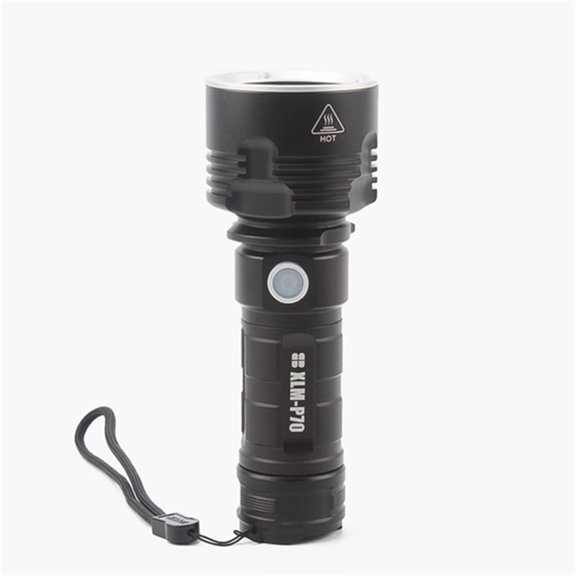 Flashlight P70 Flashlight Quad-core Strong Light Flashlight Rechargeable Ultra-bright Long-range Led Searchlight ,Powerful Illumination
