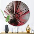 thumbnail image 3 of Designart Fractal 3D Profondément au Milieu horloge murale, 3 of 4