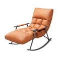 thumbnail image 3 of simhoa Rocking Chair Adjustable Backrest Casual Armchair for Bedroom Camping Office Orange, 3 of 8