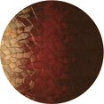 thumbnail image 1 of Ahgly Tapis d'Intérieur Lavable en Machine Carré Acajou Brun, 3 Pieds Carré, 1 of 7