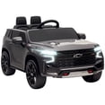 thumbnail image 1 of Aosom 12V Licensed Chevrolet TAHOE Ride on Car, Toddler Electric Car Grey, 1 of 9