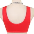 thumbnail image 3 of CHOK Front Closure Bras for Women Plus Size Wireless Padded Plus Size Wire Free Bras Beige 4XL, 3 of 3
