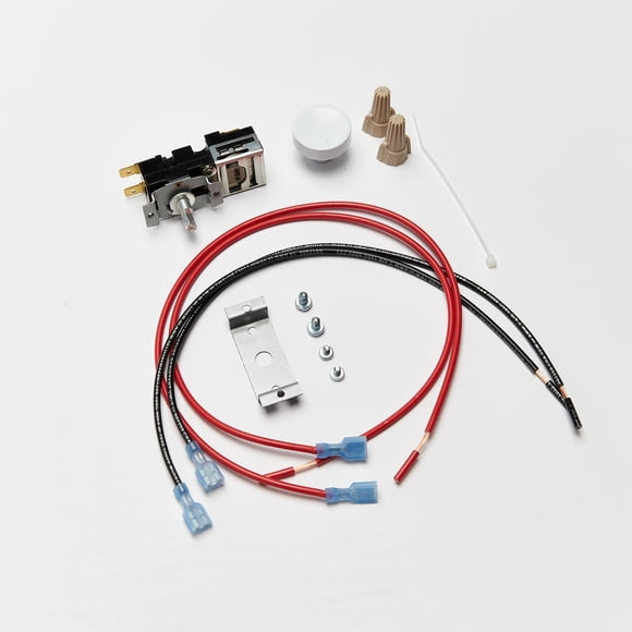 Stelpro Bella Thermostat 2P Intégré Couverture 120-600 V - Mise à Niveau du Contrôle de Chaleur à Installation sur Site - Convient aux Plinthes Stelpro Bella Série Seulement (BA2T1W)