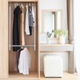 thumbnail image 5 of Decobrothers Adjustable Hanging Closet Rod, Chrome, 5 of 5