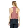 thumbnail image 2 of Ladies' Racerback Cropped Tank - HEATHER MAUVE - XL, 2 of 3