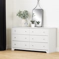 thumbnail image 1 of South Shore Vito 6-Drawer Dresser for Adult, in Pure White, 1 of 11