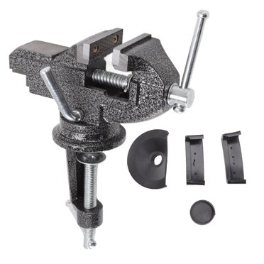 Étau d'Établi Rotatif à 360 Degrés en Acier Coulé, Petit Étau à Pince pour Table, pour le Travail du Bois et la Fabrication de Bijoux