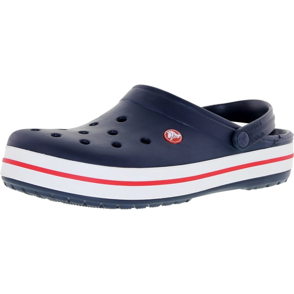 Crocs Men's Crocband Navy Ankle-High Rubber Sandal - 13M