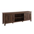 thumbnail image 1 of Pemberly Row 70" Modern Farmhouse Wood TV Stand in Dark Walnut, 1 of 1