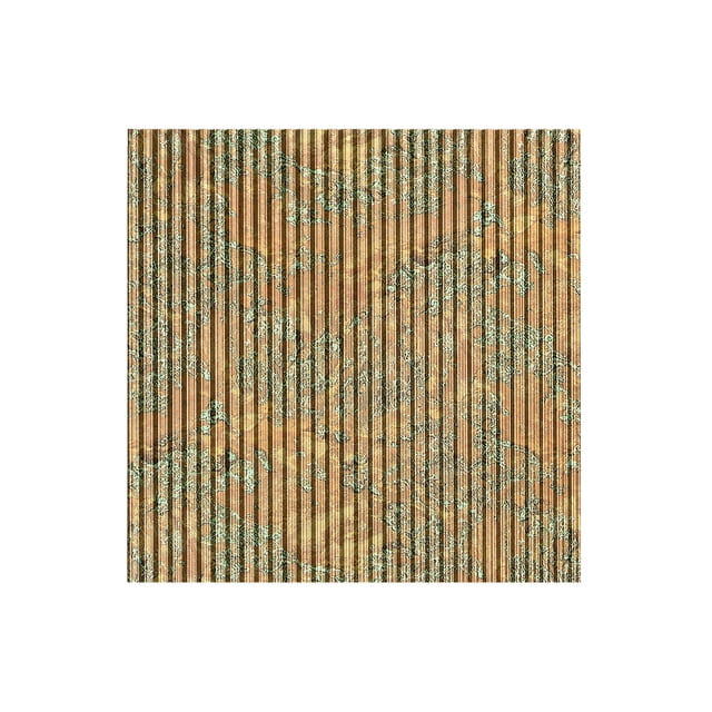 Fasade Rib Copper Fantasy Wall Panel Sample 12" x 12"